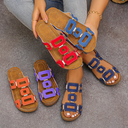 🌊【-39% OFF】(talla 36-43)🌴Sandalias de plataforma con cuña para mujer, un artículo imprescindible para el verano.