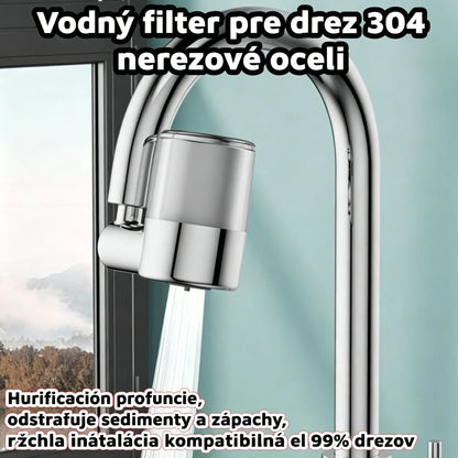 💧【Kúpte 1 a získajte 1 zadarmo】✨ Filter na vodu do batérie z nehrdzavejúcej ocele 304 | Hlboké čistenie, odstraňuje usadeniny a pachy, rýchla inštalácia, kompatibilný s 99 % batérií 🚰