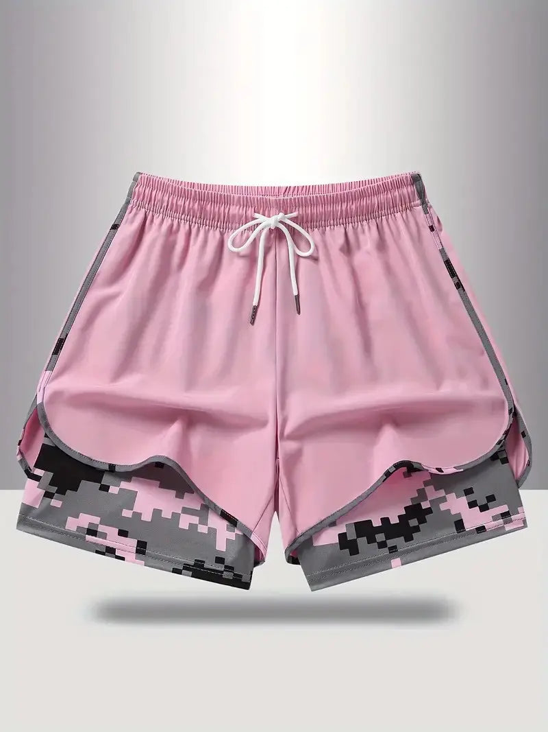 📢⏰Pantalones cortos deportivos casuales para mujer con forro incorporado