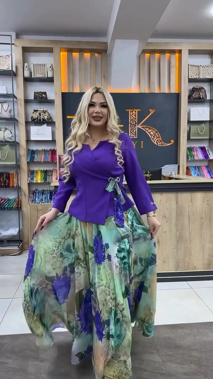 💥【S-5XL】Novi dolazak iz 2026. -👗😍 Ljetna elegantna i moderna haljina za rotiranje - 50% popusta