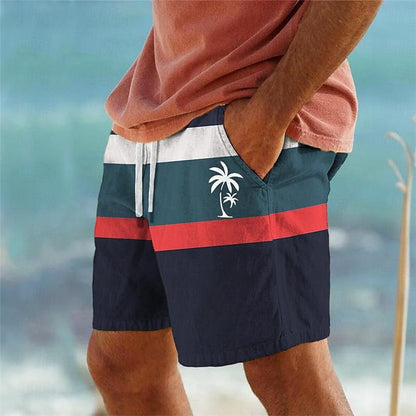 🌴🏊‍♂️【S-6XL】Módne pánske potlačené plavecké šortky 2025, ležérne pohodlné plážové šortky