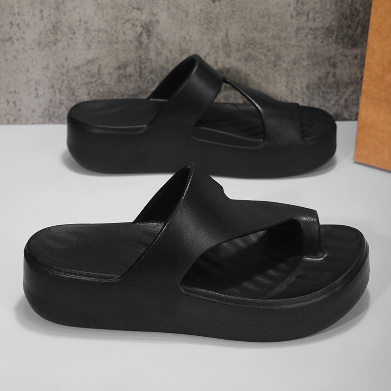 【36-41】Sandalias de plataforma para mujer con anillo para el dedo