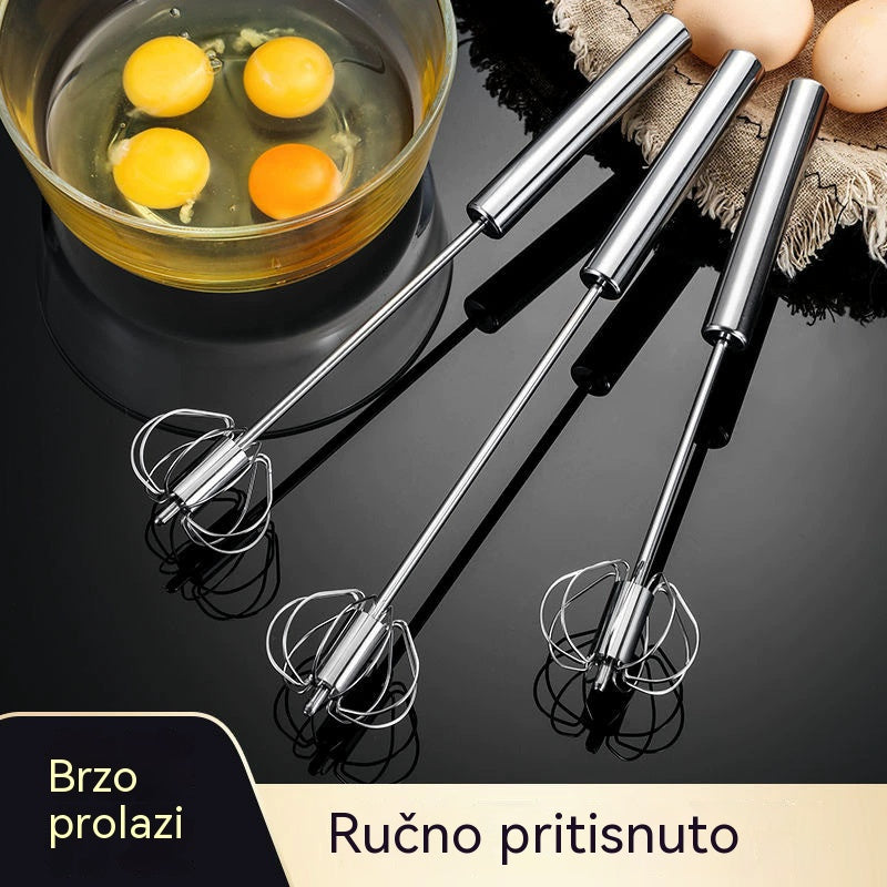 [set od 2] Poluautomatska mutilica za jaja od nehrđajućeg čelika