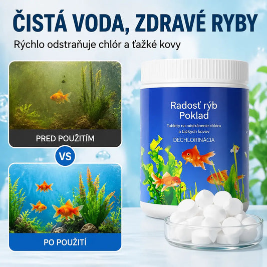 🐟【300 tabliet】💧 Šumivé tablety na čistenie vody v akváriu a jazierku 🔥