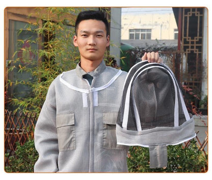 【M-2XL】Celotelový ochranný včelársky oblek pre bezpečnú prácu s včelami，Keď nechcete riešiť bodnutia ani horúčavu