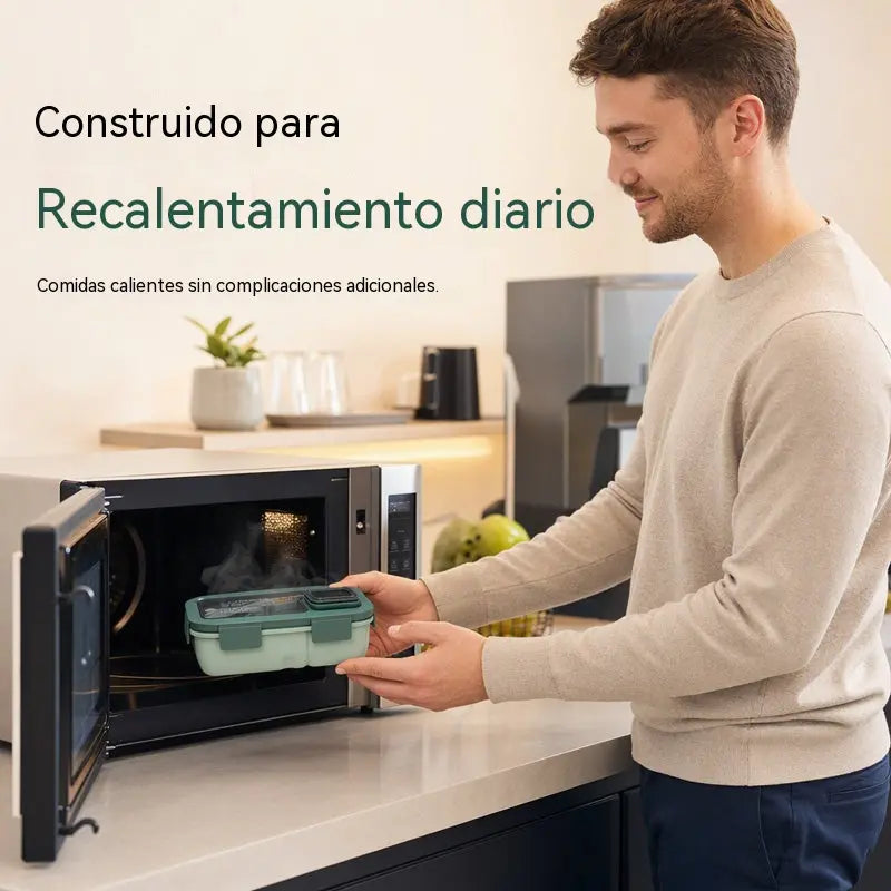 📢50%OFF📢🍱 Producto destacado | Fiambrera para microondas con compartimentos