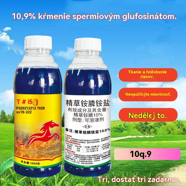 ✅【Kúpte 3 a získajte 3 zadarmo】Glufosinátový herbicíd s vysokou koncentráciou