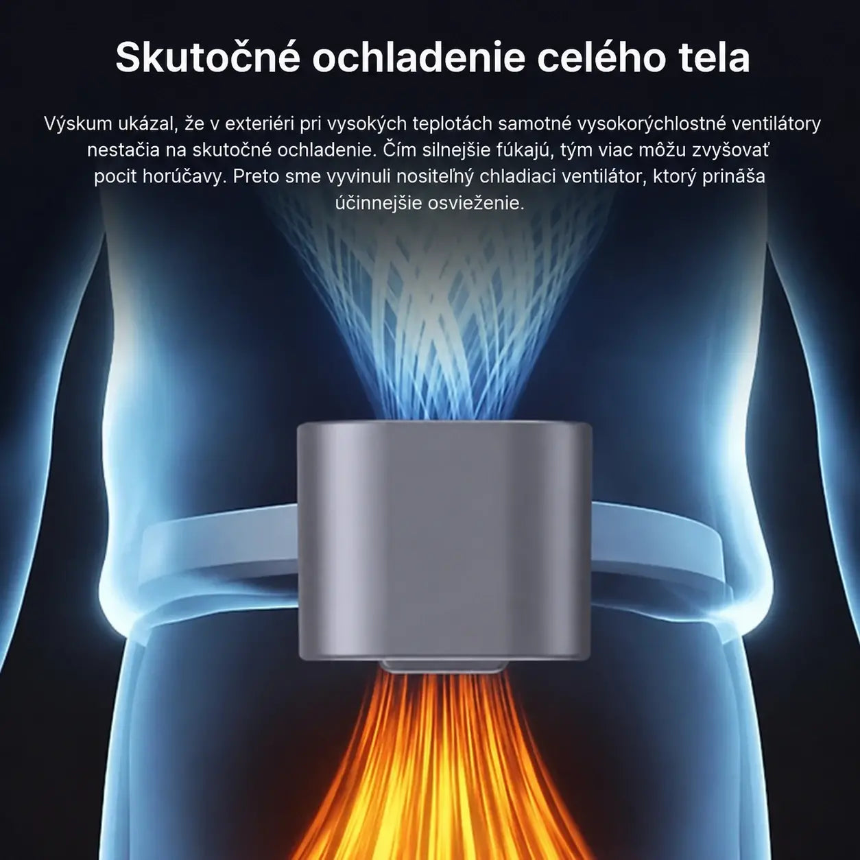 🌀❄Nový vysokokapacitný USB ventilátor s digitálnym LED displejom na montáž do auta a na vonkajšie použitie