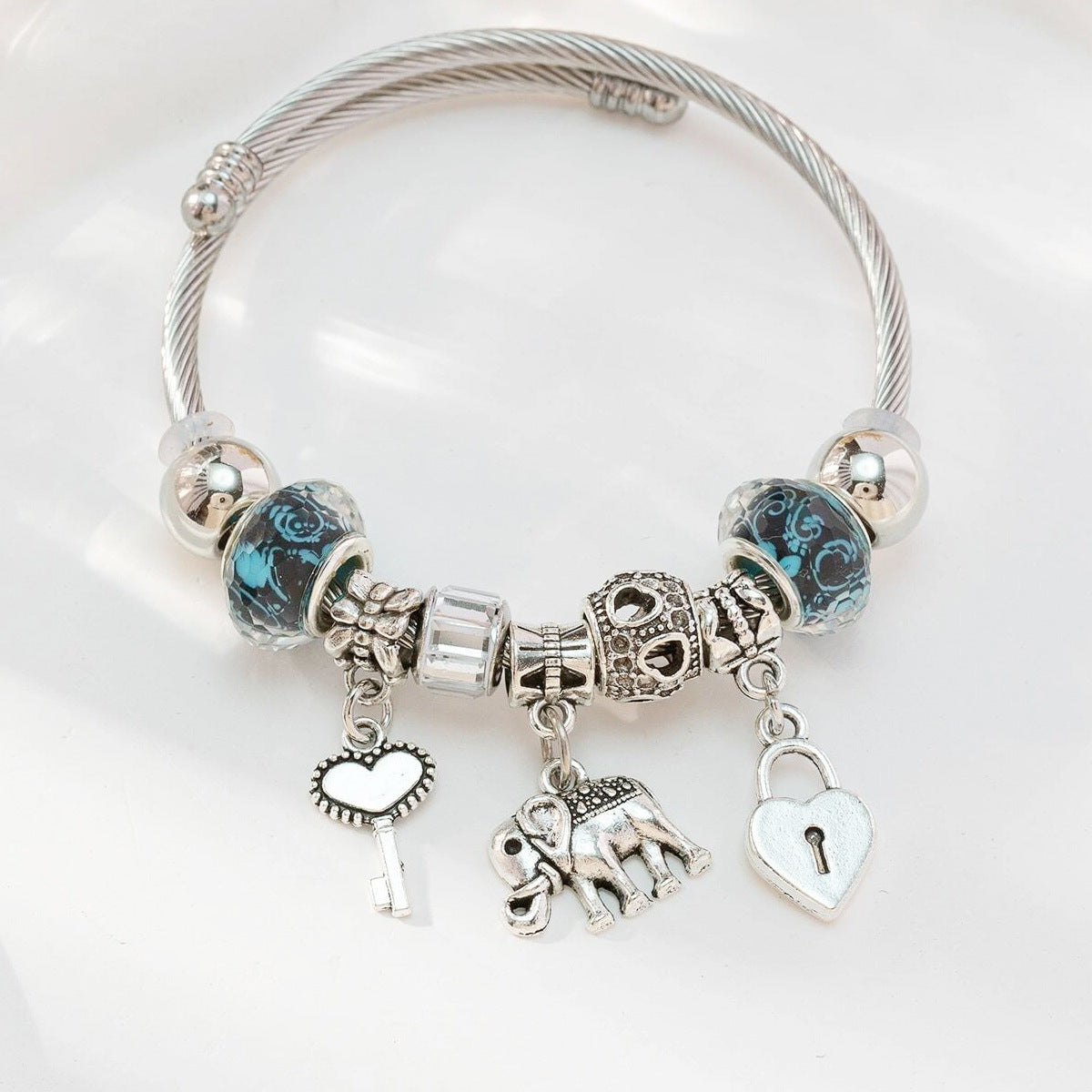 【Oferta por tiempo limitado】 💖✨Pulsera ajustable atrapasueños de plata 925