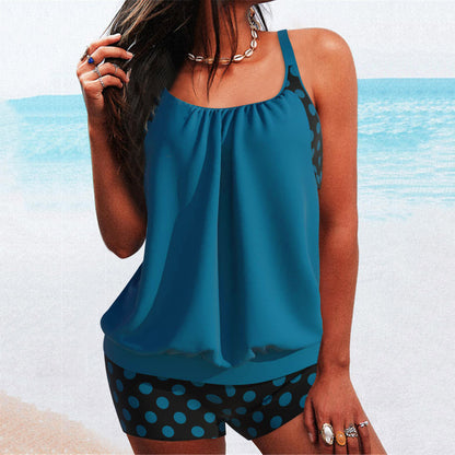 🩱-39% OFF【S-5XL】Bañador de dos piezas para mujer con tirantes, que puede modificar la figura