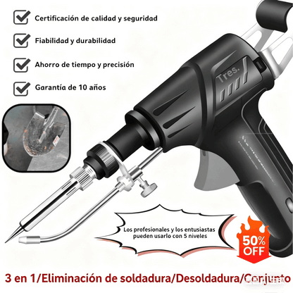 🔥🔩 Pistola de soldadura eléctrica manual, kit de soldadura automático ✅