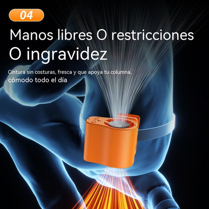 🌀50%OFF🌀Ventilador manos libres con pantalla LED, clip integrado y 199 niveles de ajuste