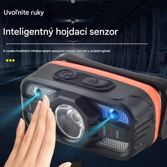 💥【Kúpte 1 a získajte 1 zadarmo】🌟💡Inteligentné USB nabíjacie LED indukčné svetlomety