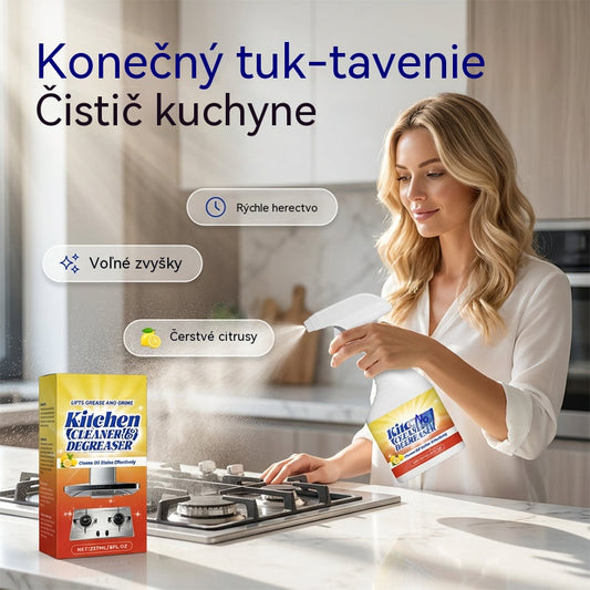 🍋【50% zľava na každú fľašu】Silný kuchynský čistič a odmasťovací sprej