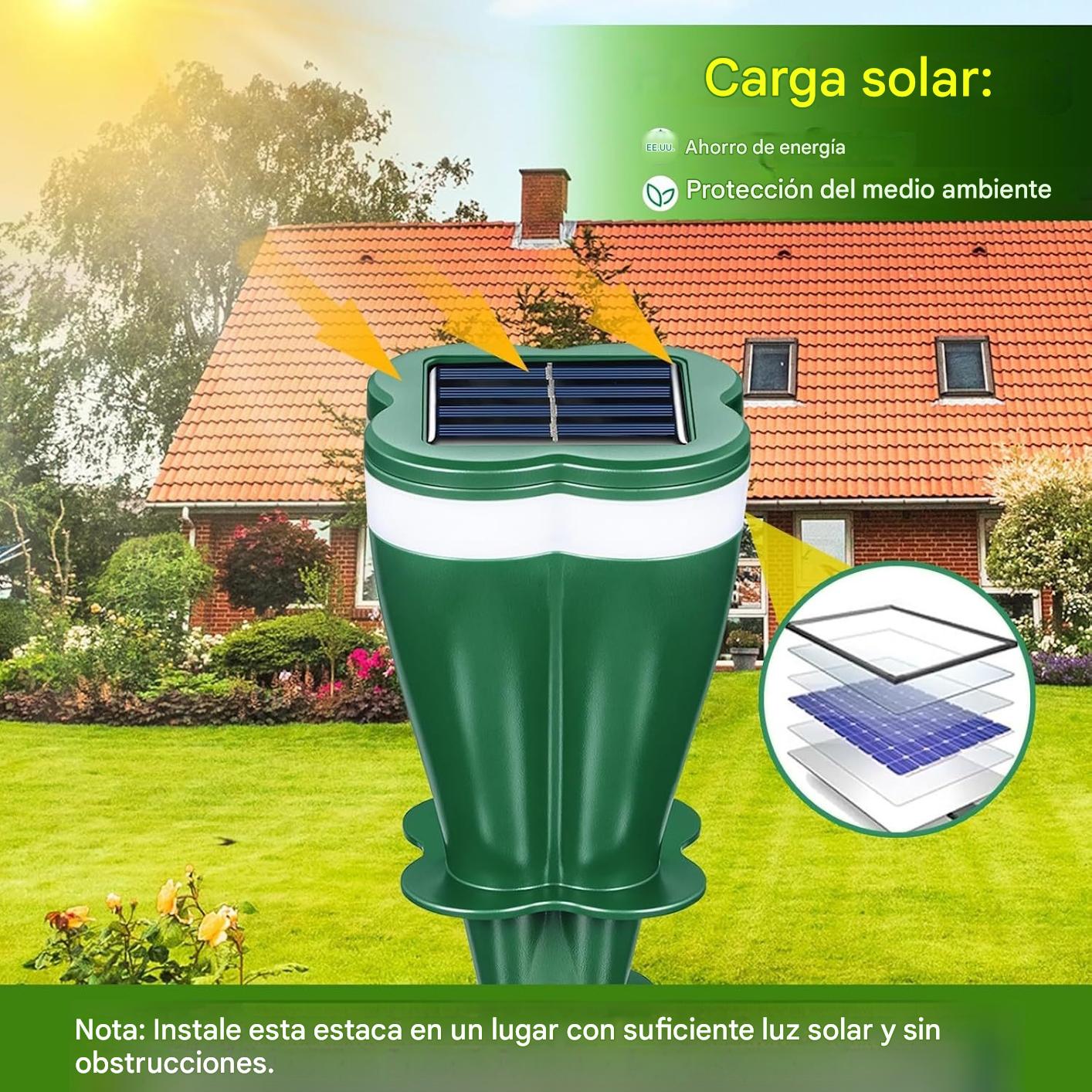 Producto en oferta - 50% de descuento ☘️ Repelente de animales solar e impermeable