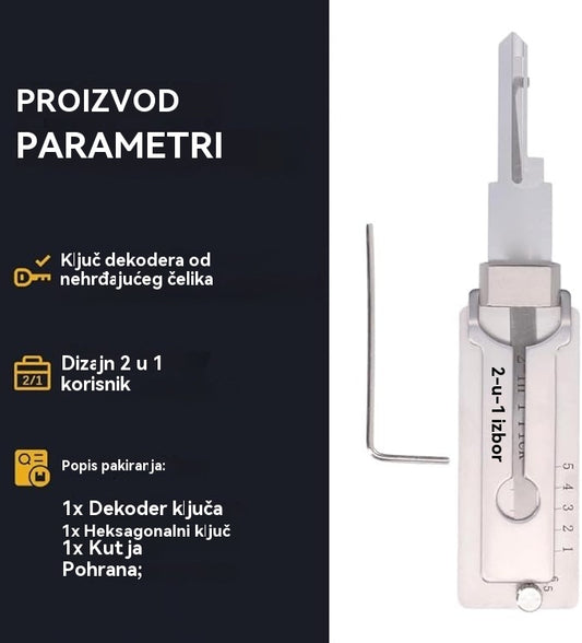 🔐Posebne akcije ovog tjedna🔑 - 49% POPUSTA🔥Dekoder ključeva od nehrđajućeg čelika