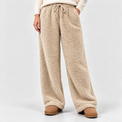 Descuento del 50 %【S-3XL / 6 colores】Pantalones de felpa lisos y elegantes para otoño e invierno