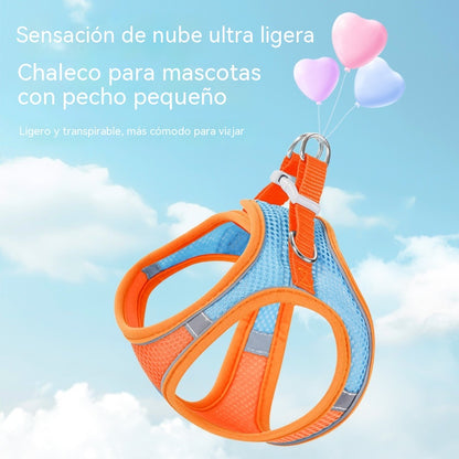 🐱 Arnés Antireflejante para Perros Pequeños y Gatos 🐶Cómodo, Antitirones + Correa Gratis 🎁