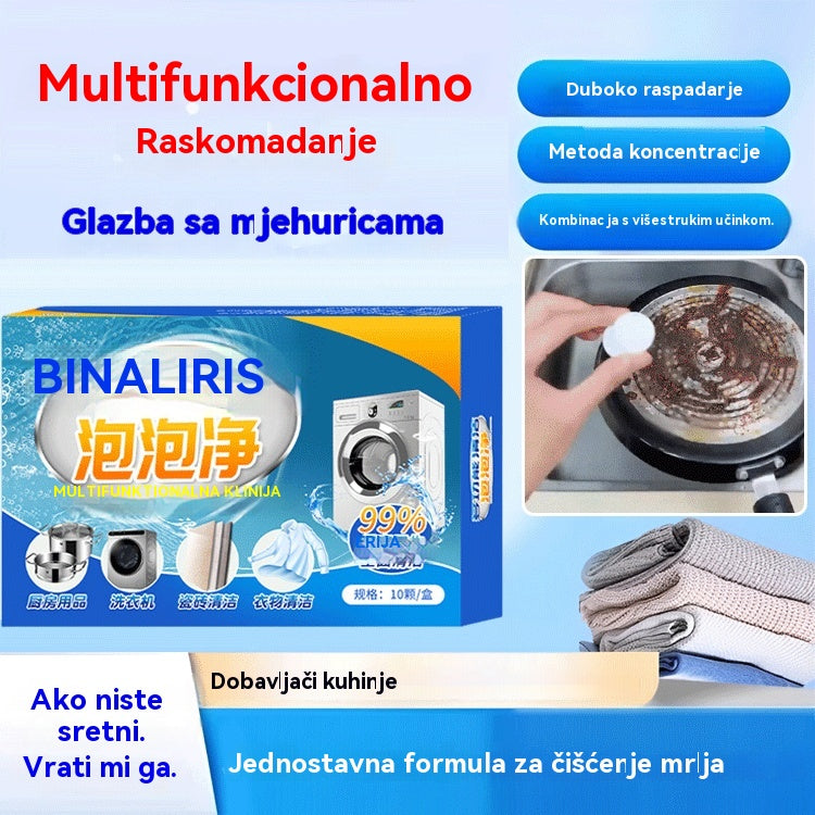 【Najnovija istraživanja i razvoj iz Japana】Višenamjenske šumeće tablete za čišćenje