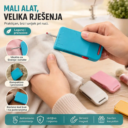 🧵 Vremenski ograničen popust: pakiranje od 2 komada ✨ Vodilica za šivanje i rasparač – 3 u 1, precizno i prijenosno ✂️