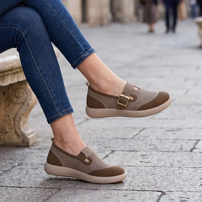 【36-41】Zapatos ligeros para mujer con suela blanda: tipo slip-on, cómodos, ideales para mamás y para el uso diario.