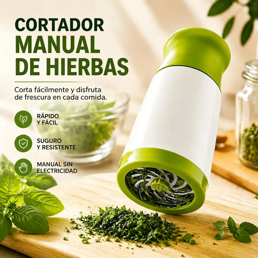 Molinillo manual: Muele fácilmente una variedad de especias.