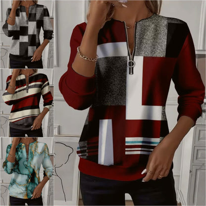 🔥【📢📢Sleva 49 %!!】【S-3XL】2026 Mikina s dlouhým rukávem a raglánovým potiskem