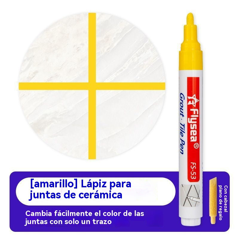🔥【Paquete de 2】Lápiz para lechada de baldosas de cerámica resistente al moho y al agua