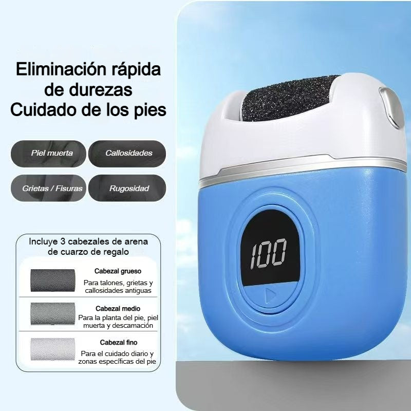 🦶🛁✨🔥¡50% de descuento!🔥Nuevos rodillos eléctricos para pies, elimina la piel muerta de los talones, rodillos eléctricos para pies, adecuados para el cuidado de los pies.