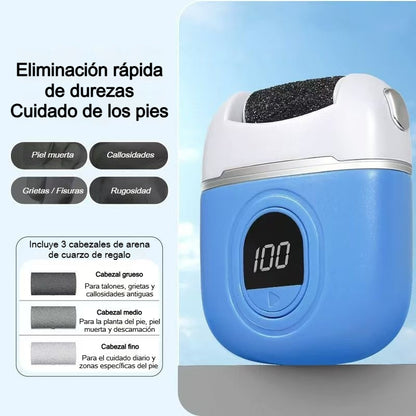 🦶🛁✨🔥¡50% de descuento!🔥Nuevos rodillos eléctricos para pies, elimina la piel muerta de los talones, rodillos eléctricos para pies, adecuados para el cuidado de los pies.