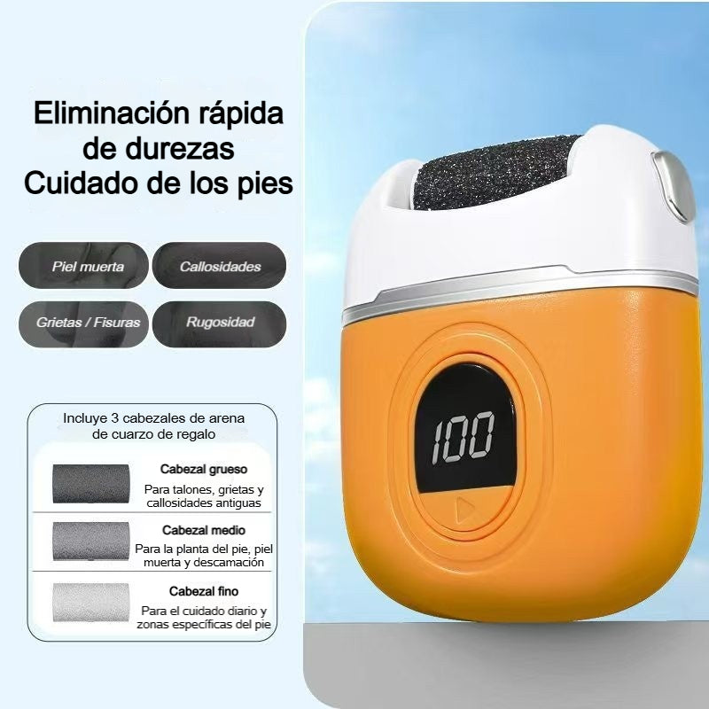 🦶🛁✨🔥¡50% de descuento!🔥Nuevos rodillos eléctricos para pies, elimina la piel muerta de los talones, rodillos eléctricos para pies, adecuados para el cuidado de los pies.
