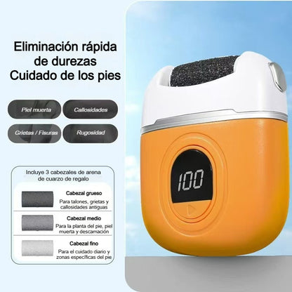 🦶🛁✨🔥¡50% de descuento!🔥Nuevos rodillos eléctricos para pies, elimina la piel muerta de los talones, rodillos eléctricos para pies, adecuados para el cuidado de los pies.