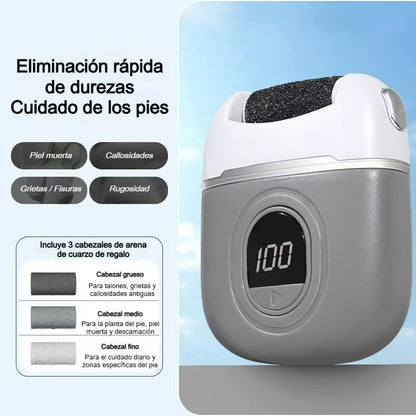 🦶🛁✨🔥¡50% de descuento!🔥Nuevos rodillos eléctricos para pies, elimina la piel muerta de los talones, rodillos eléctricos para pies, adecuados para el cuidado de los pies.