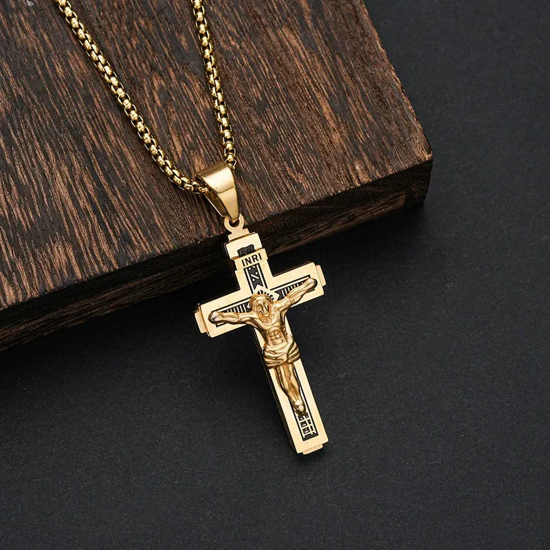 ✨Kúp jeden a druhý zadarmo【Časovo obmedzená ponuka】✝️ Náhrdelník s Ježišovým krížom — ✝️ Tento kríž je symbolom Ježiša Krista.