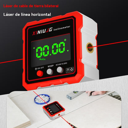 ⚡🔋 Nivel electrónico recargable con imán: mide en segundos