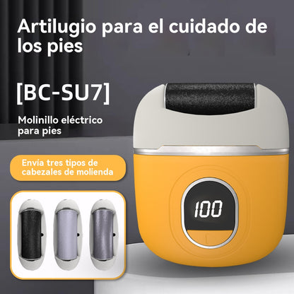 🦶🛁✨🔥Compra uno y llévate dos gratis🔥Nuevos rodillos eléctricos para pies, elimina la piel muerta de los talones, rodillos eléctricos para pies, adecuados para el cuidado de los pies.