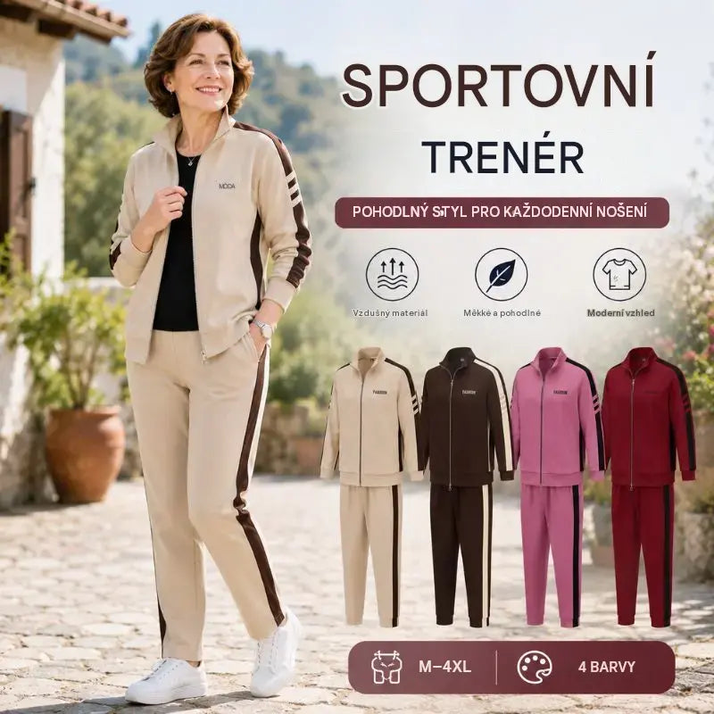 🔥【50% zľava】🔥【M-5XL】【Bunda + nohavice】😍 Nová jesenná sada ležérneho športového oblečenia, plus size