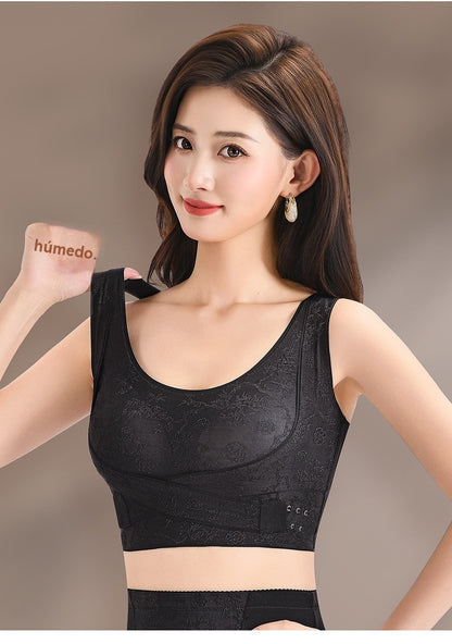 【3-dielna sada】 Športová podprsenka na pilates, podprsenka krížového štýlu na zdvíhanie a tvarovanie svalov