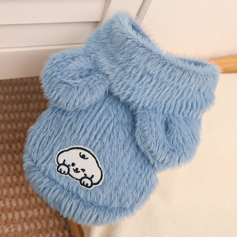 🧸【Compra 1 y recibe 1 gratis】【0.5-10kg】🧸 Abrigo cálido para perros y gatos – suave, adorable y con orejitas