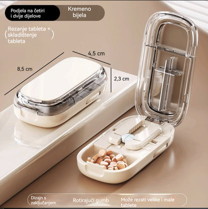💊【Kupi 1 i dobiješ 1 gratis】🧰Višenamjenska prijenosna kutija za tablete, hermetički zatvorena i otporna na vlagu