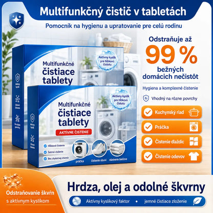 🔥【Kúpte si 2 krabice a získajte 2 zadarmo】✨【Rýchle čistenie】🔥Multifunkčné šumivé čistiace tablety pre domácnosť