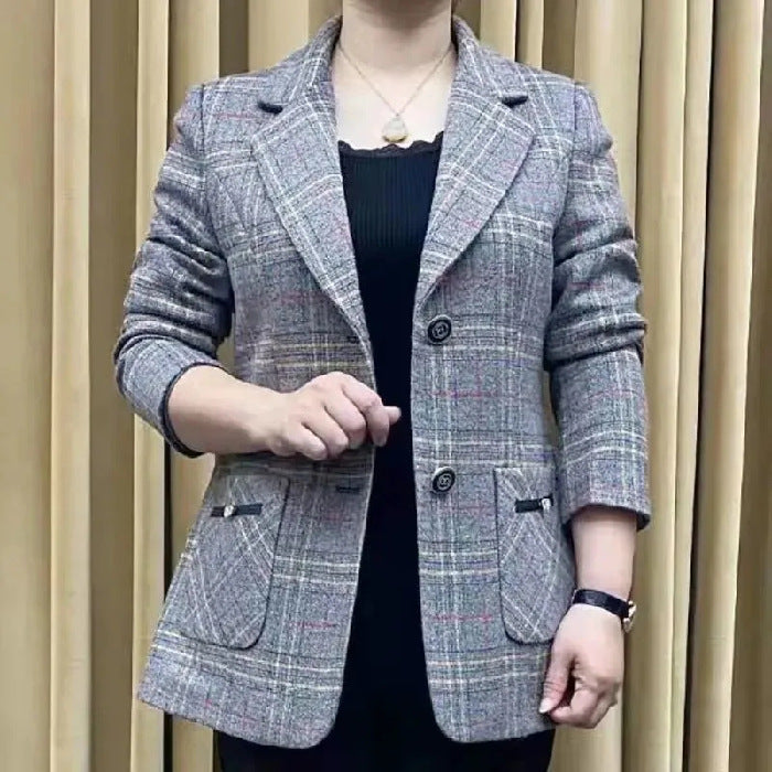 ✨🧥【M-4XL】Nova jesensko/zimska ženska jakna z ravnim ovratnikom