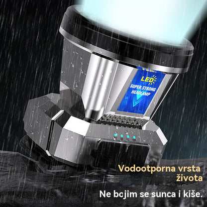 💥【Kupite 1, dobijte 1 gratis】🌟💡 Snažna naglavna svjetiljka dugog dometa, USB punjenje, izuzetno vodootporna