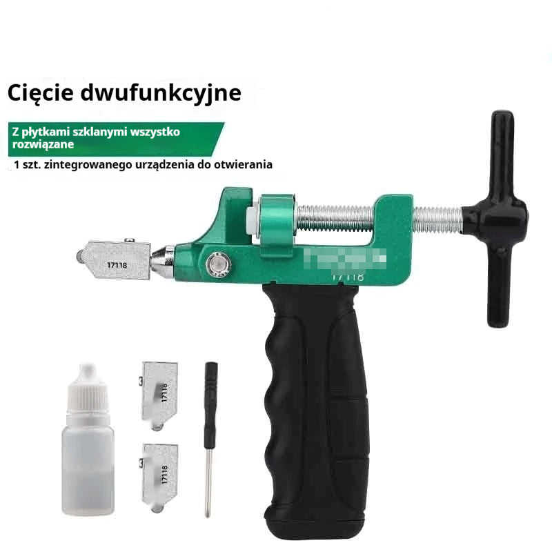 ✨✨Średni rabat 50%✨✨ Dwufunkcyjna przecinarka do płytek i szkła