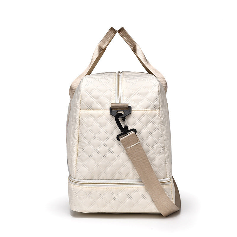 🔥 Elegante bolsa de viaje de gran capacidad con diseño de separación para uso húmedo y seco, adecuada para yoga y fitness