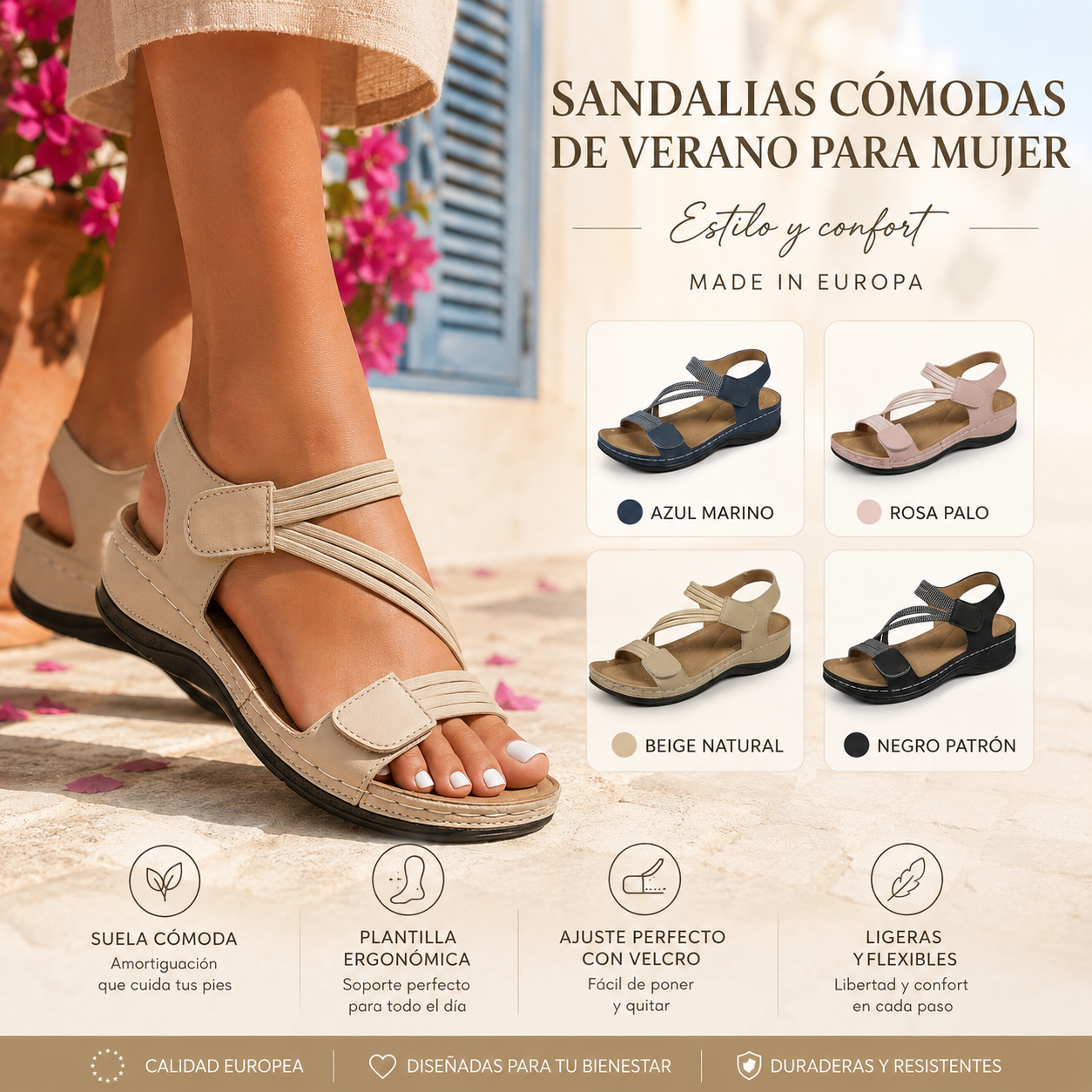 ✨✨Verano 2026, nuevo estilo, sandalias de punta abierta, plataforma, a la moda, con hebilla y cinturón.