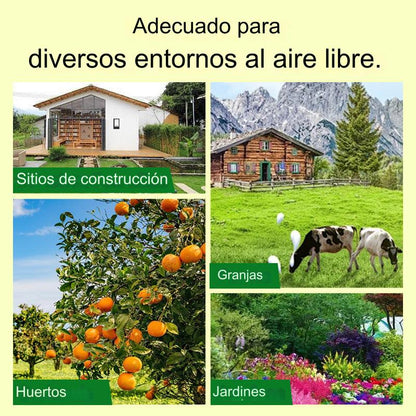 【✨50% de descuento por tiempo limitado】🐅Repelente ultrasónico de animales salvajes alimentado por energía solar