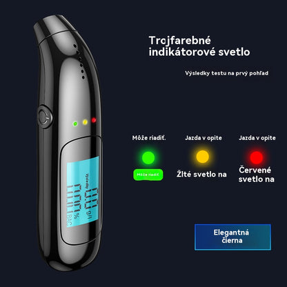 🔥【Novinka za polovičnú cenu⚡】🍷Vysoko presný prenosný dychový analyzátor – zmerajte si hladinu alkoholu pred jazdou