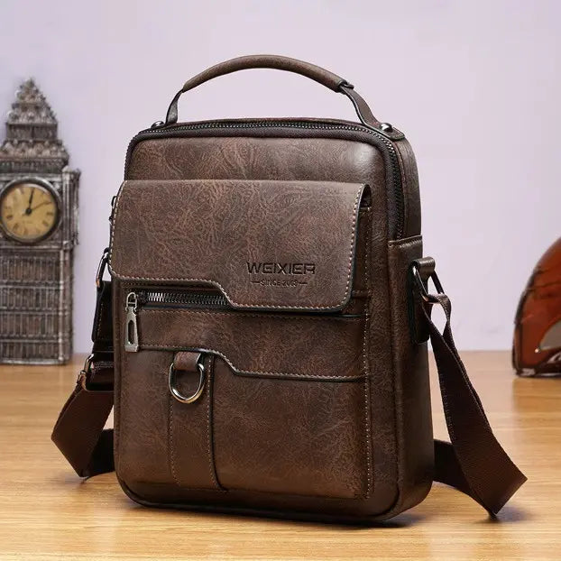🔥Nuevo bolso de hombro Oxford de cuero para hombre 2026