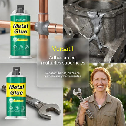 【Juego de 3 piezas】 🔥🛠️Pegamento reparador de metal AB de alta resistencia